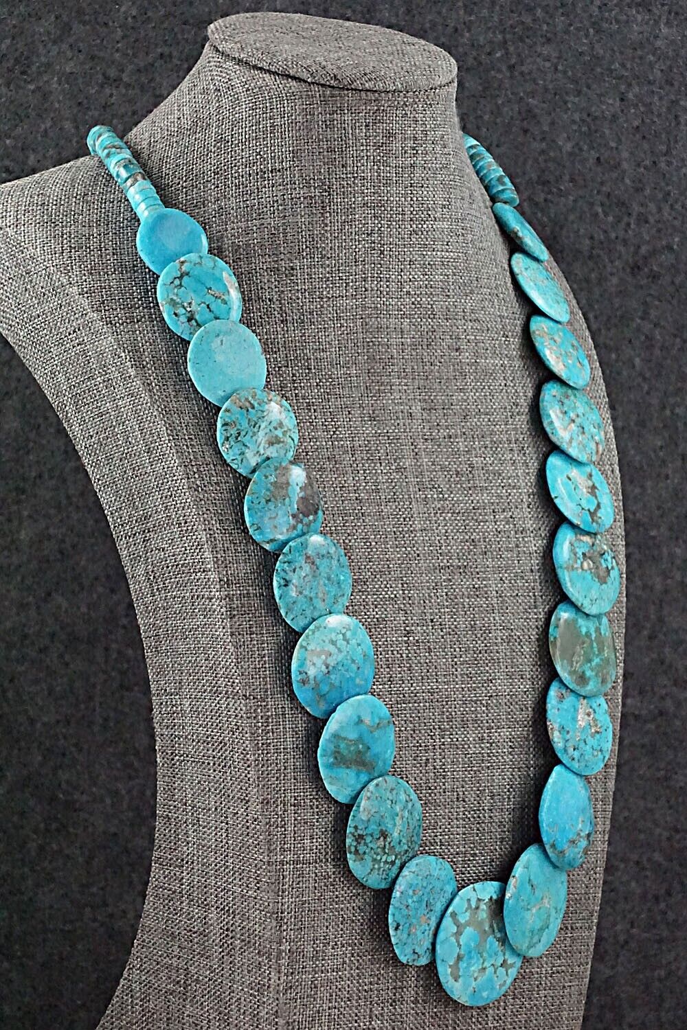 Turquoise & Sterling Silver Necklace - Joann Garcia