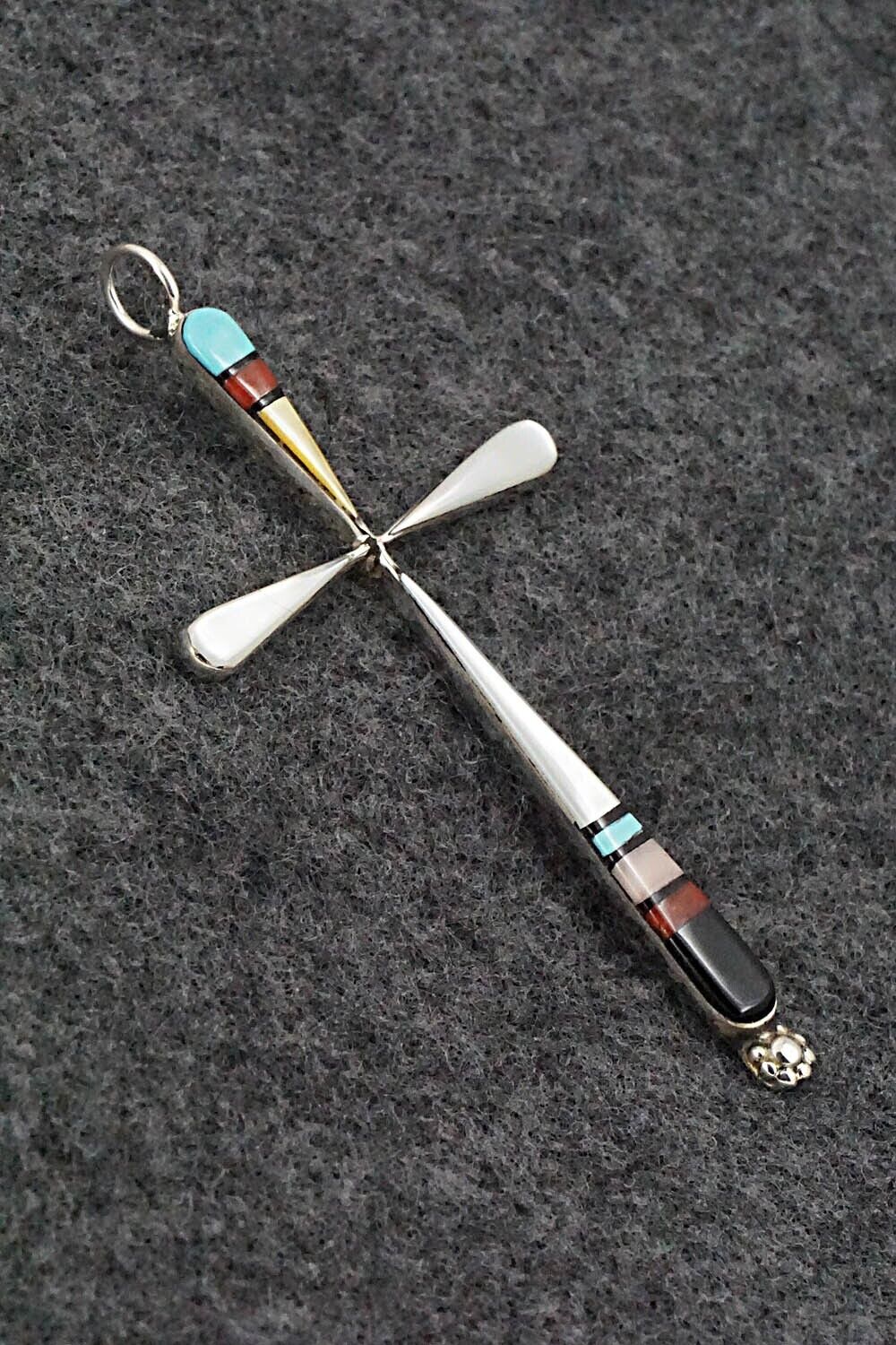 Multi-Stone & Sterling Silver Pendant - Sylvester Noche