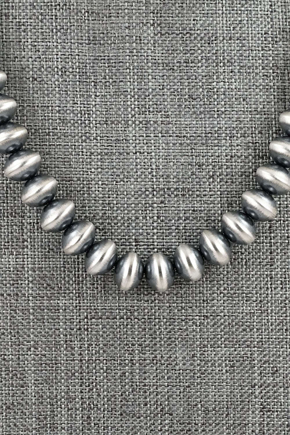 Sterling Silver Navajo Pearl Necklace 18" - Tonisha Haley