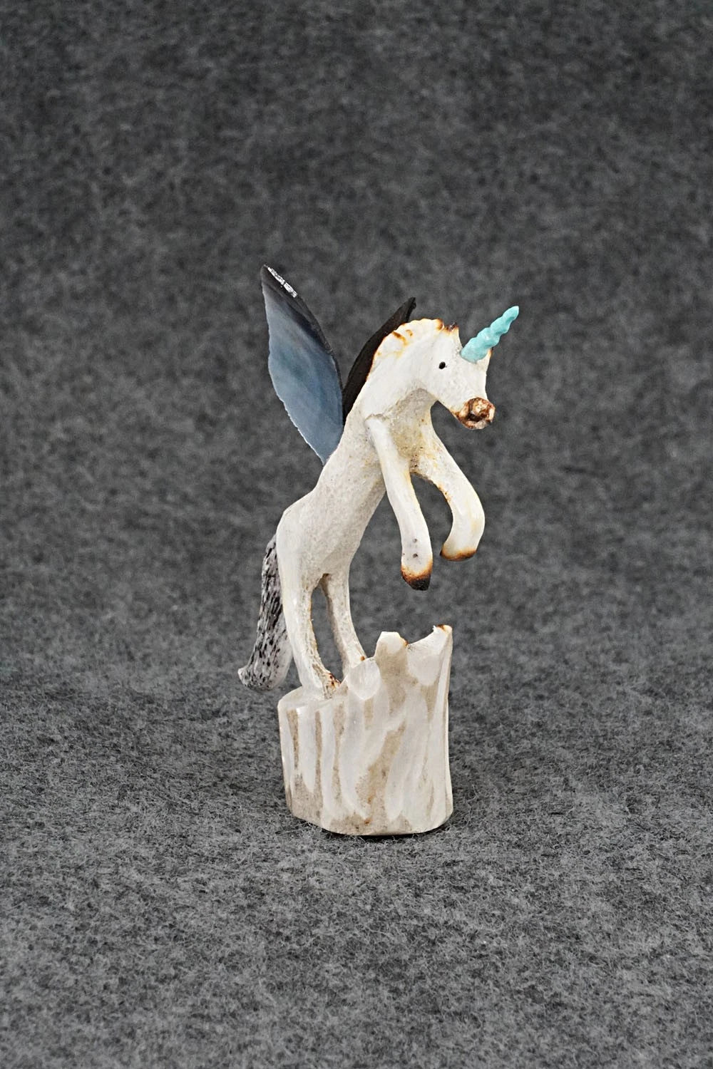 Unicorn Zuni Fetish Carving - Ruben Najera
