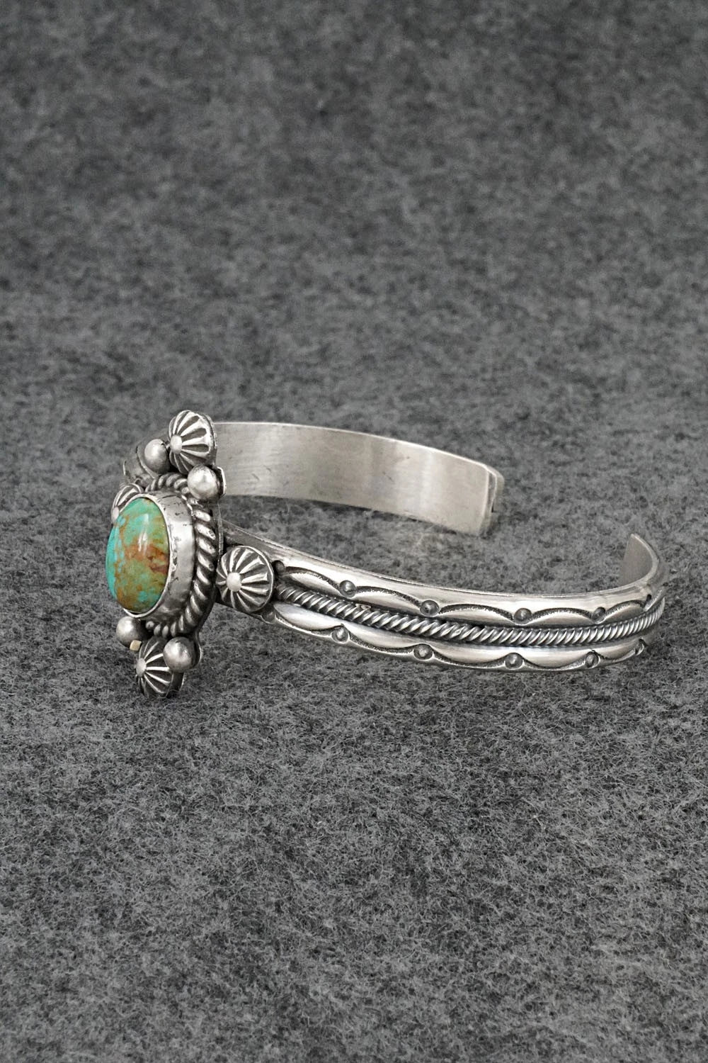 Turquoise & Sterling Silver Bracelet - Michael Calladitto