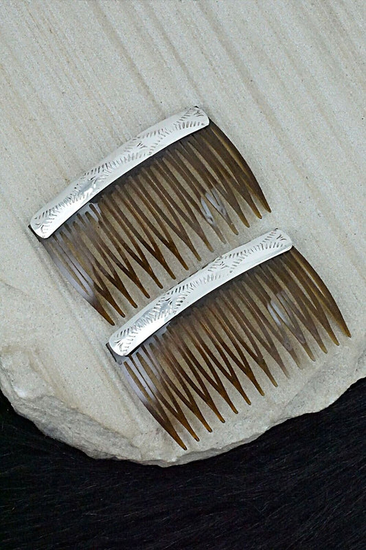 Sterling Silver Hair Combs - Randall Dalgai