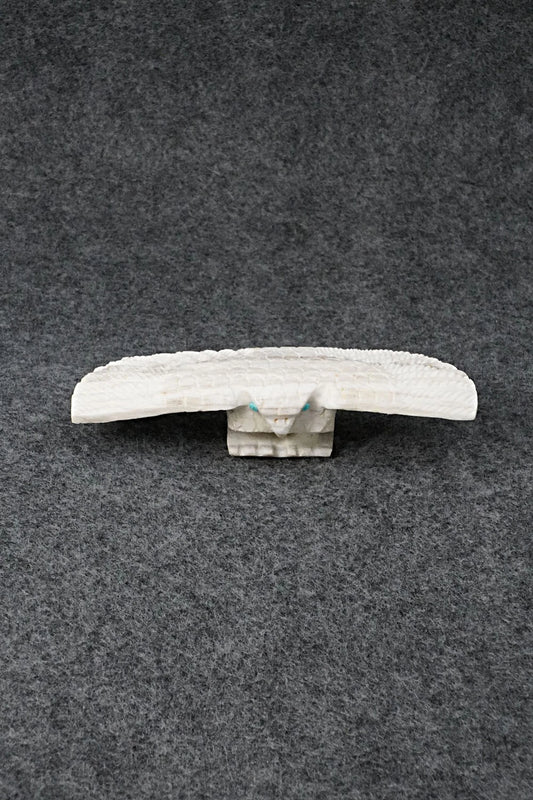 Eagle Zuni Fetish Carving - Garrick Weeka
