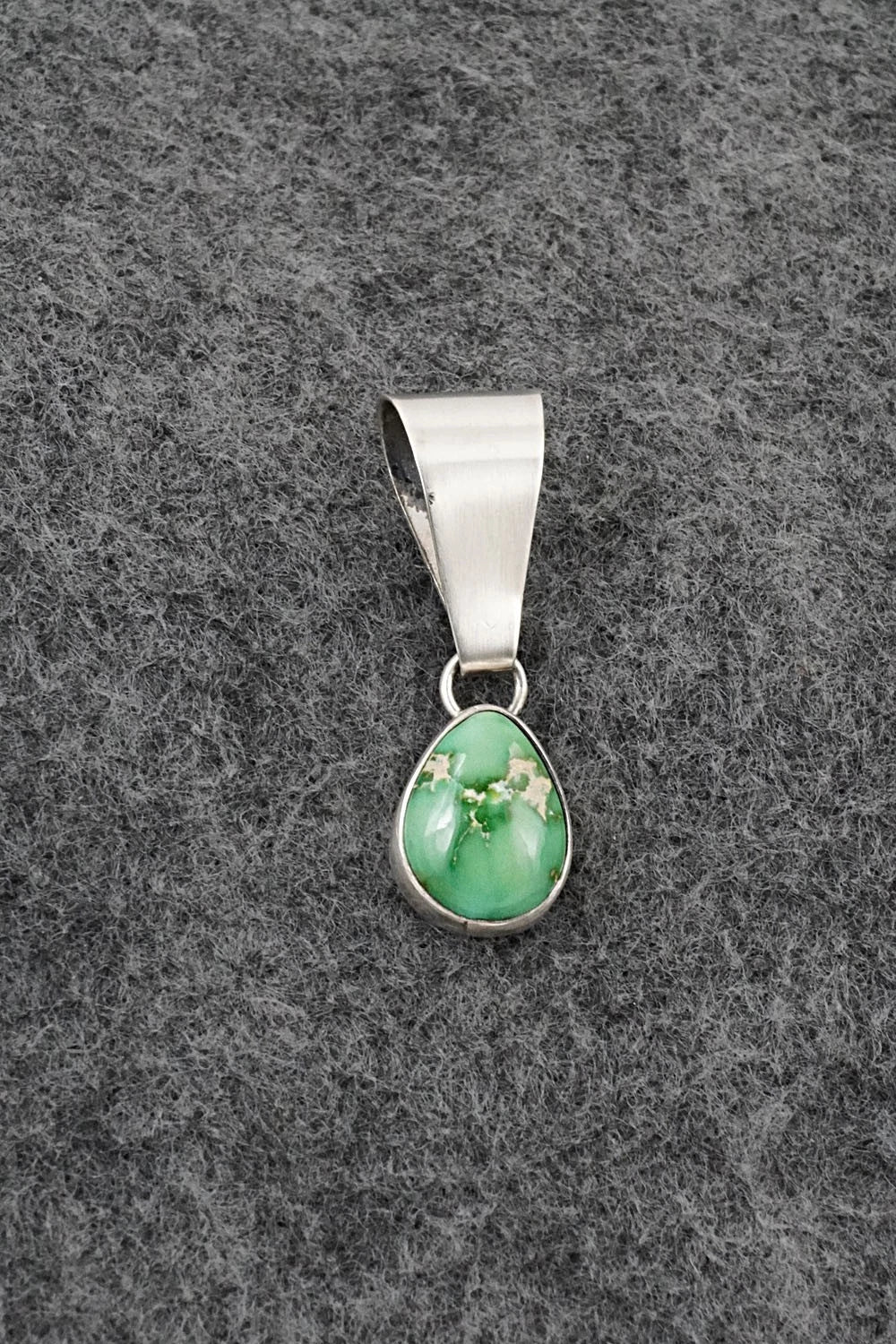 Turquoise & Sterling Silver Pendant - Rosemary Saunders