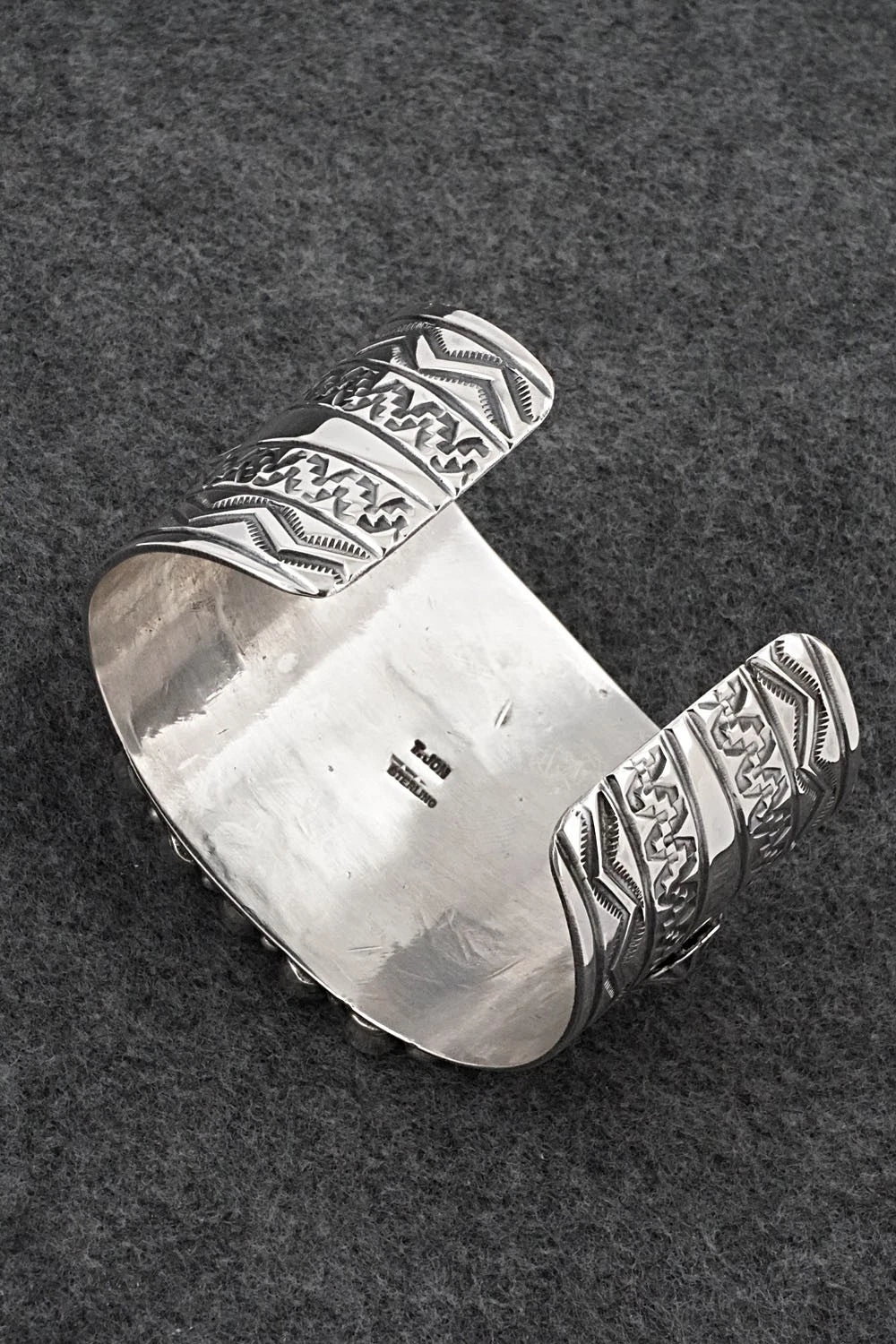 Turquoise, Coral & Sterling Silver Bracelet - Tillie Jon