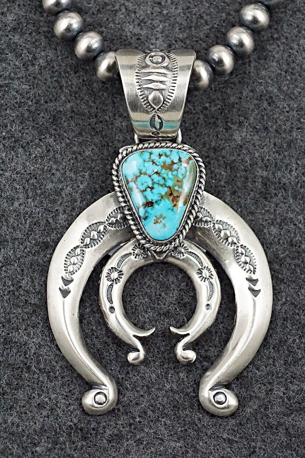 Turquoise & Sterling Silver Necklace - Paige Gordon