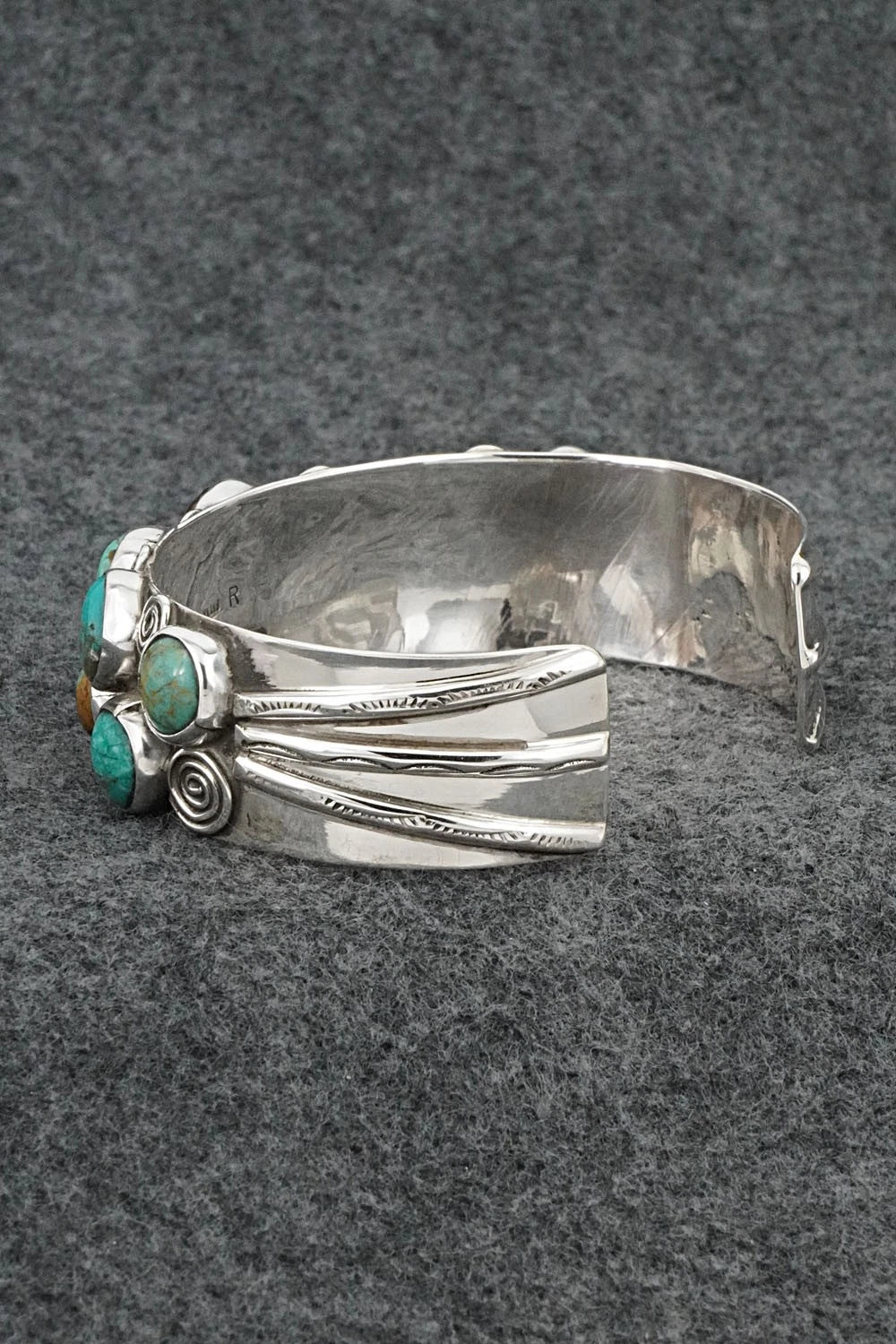 Turquoise & Sterling Silver Bracelet - Priscilla Reeder