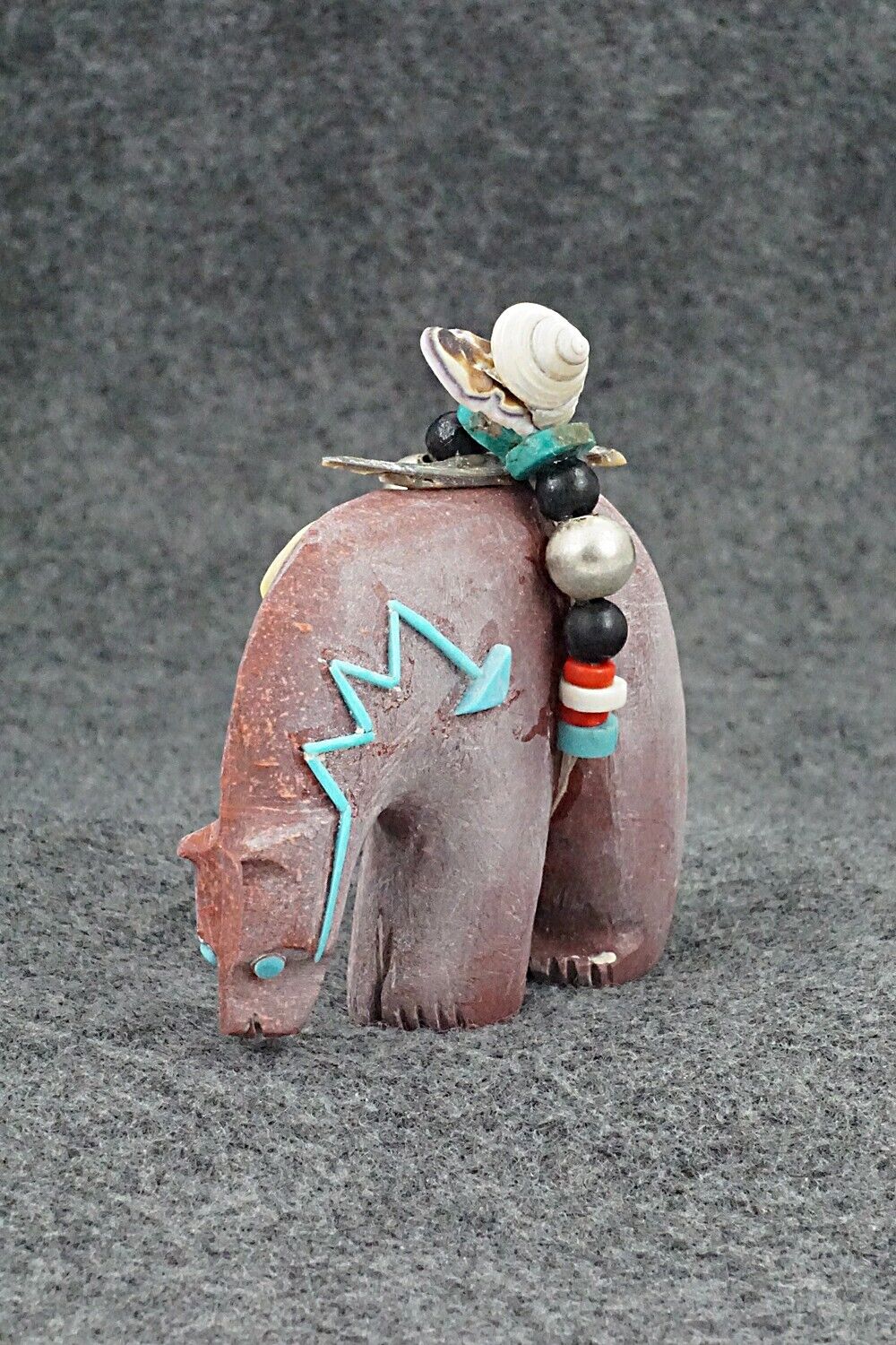 Bear Zuni Fetish Carving - Michael Laweka
