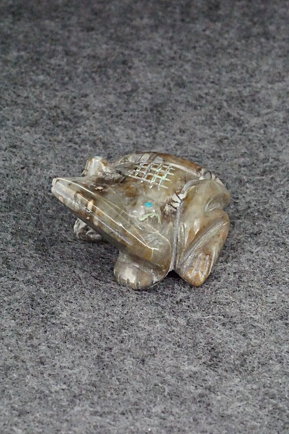 Frog Zuni Fetish Carving - Albert Livingston