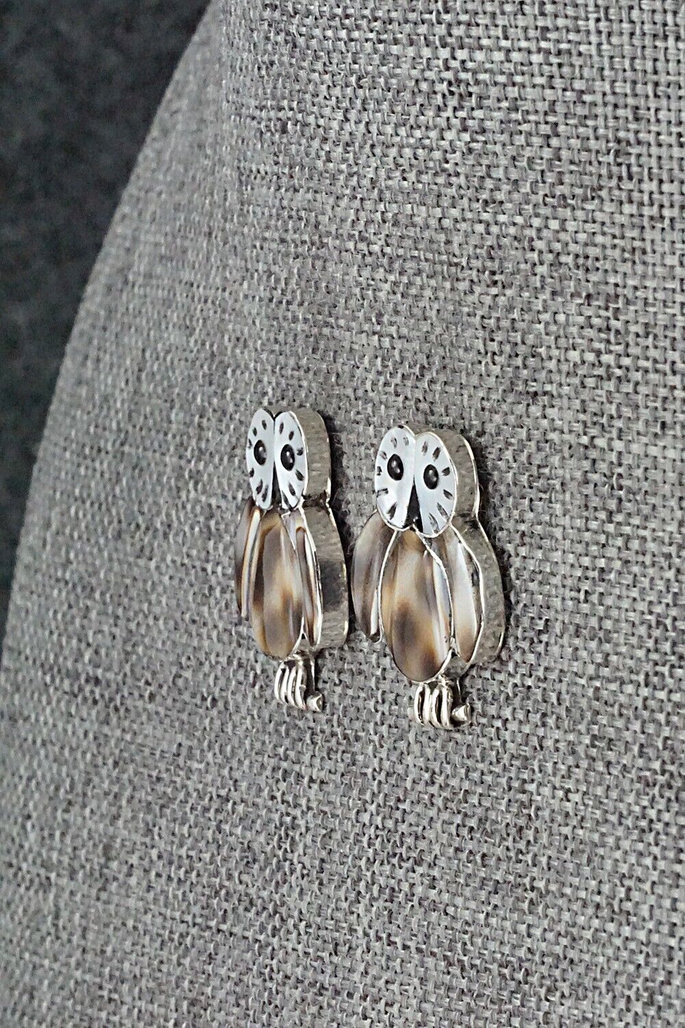 Multi Stone & Sterling Silver Earrings - Reginda Kallestewa