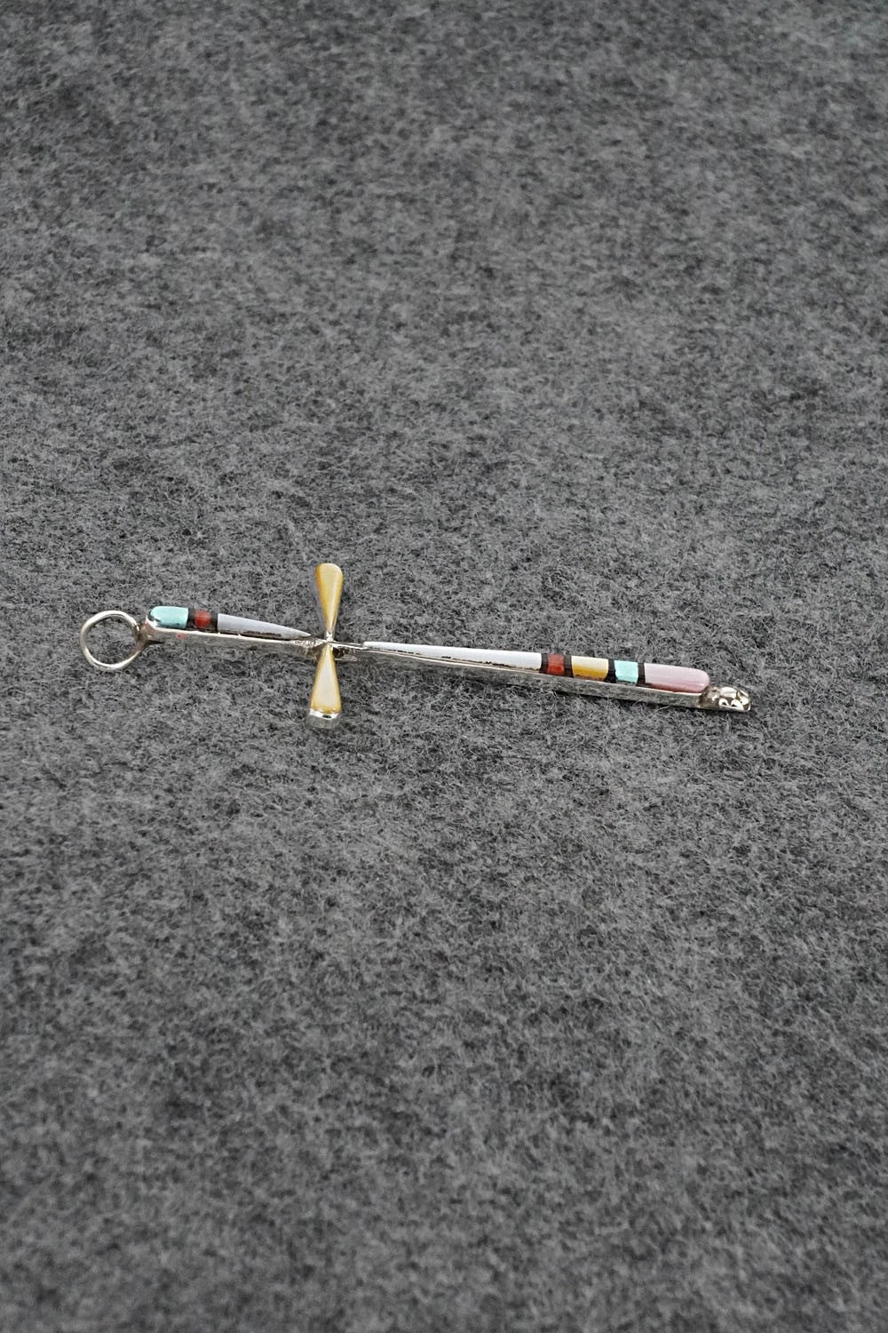 Multi-Stone & Sterling Silver Pendant - Sylvester Noche