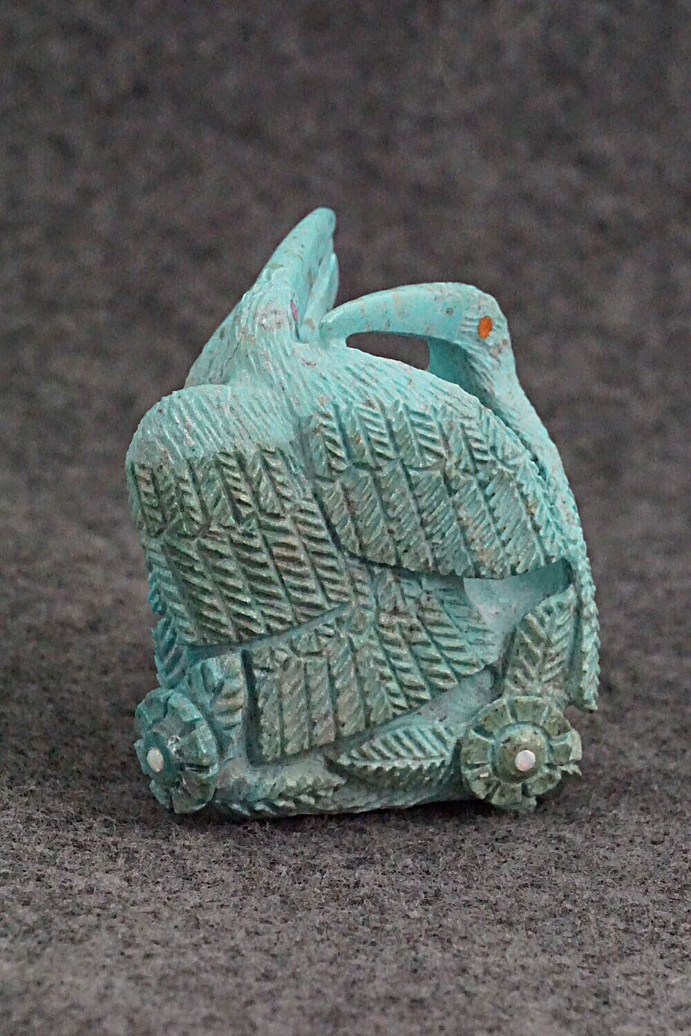 Toucans Zuni Fetish Carving - Destry Siutza