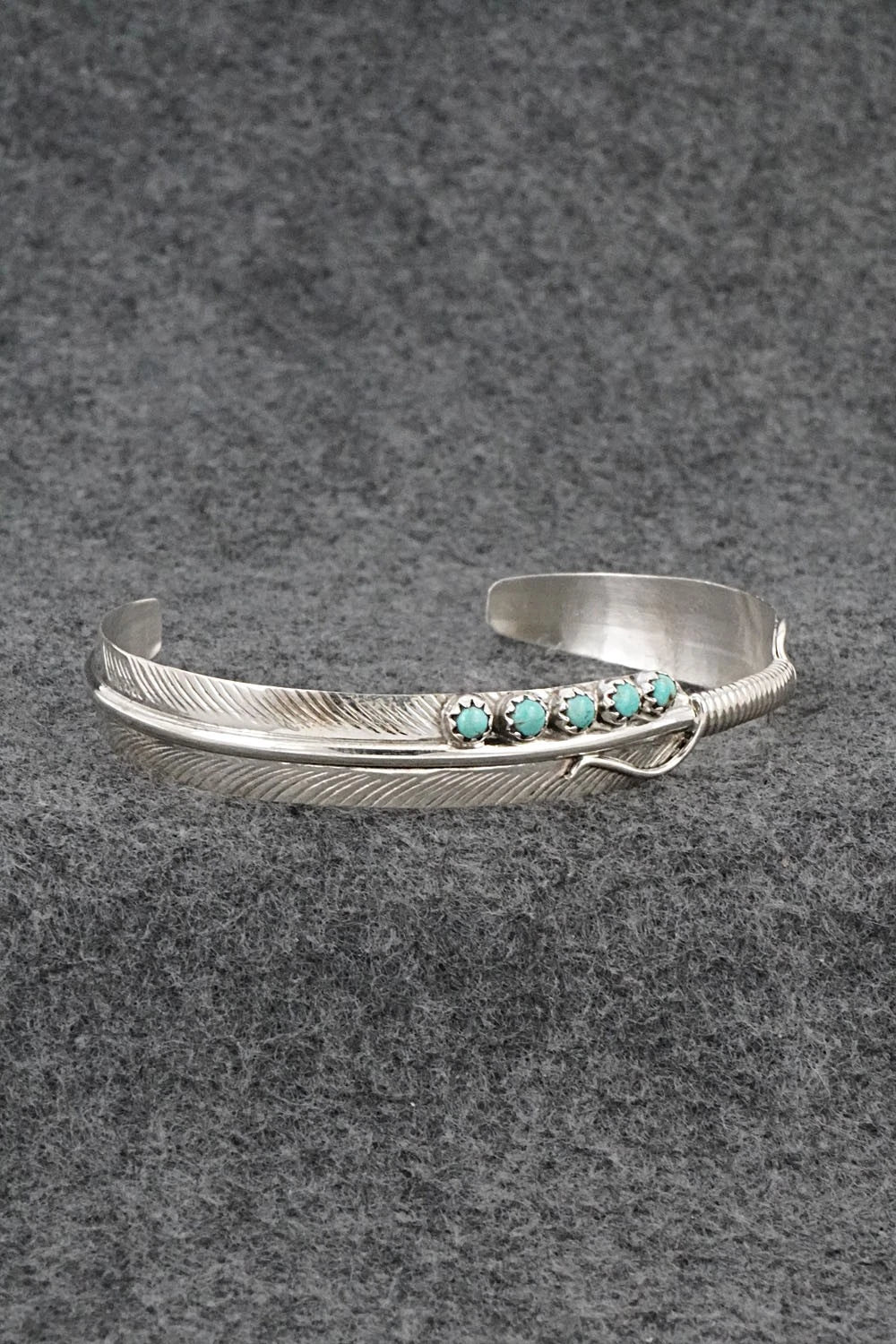 Turquoise and Sterling Silver Bracelet - Aaron Davis
