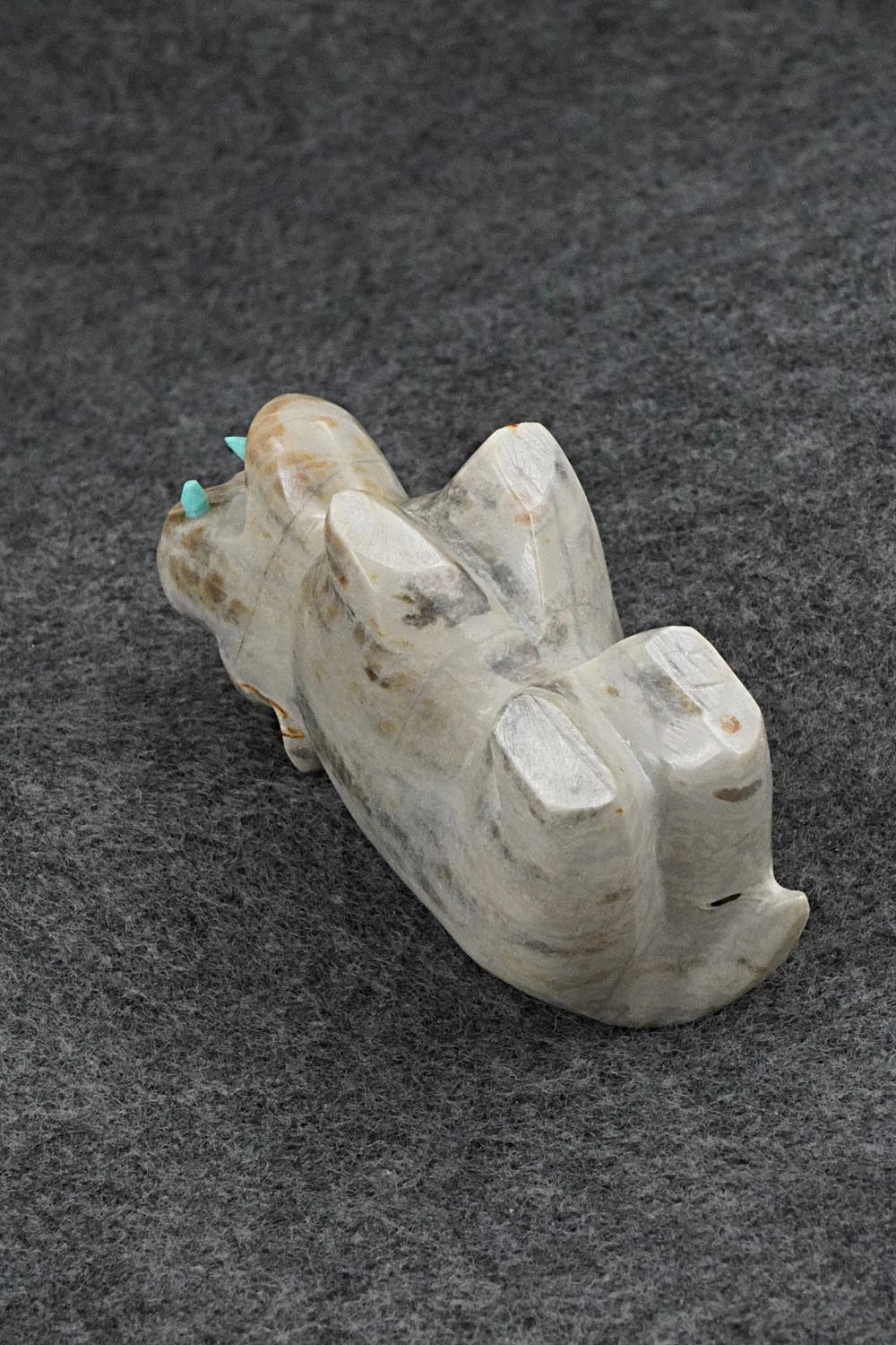 Hippo Zuni Fetish Carving - Enrike Leekya