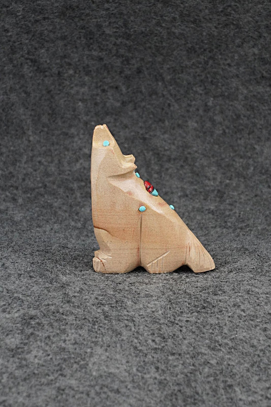 Wolf Zuni Fetish Carving - Dannette Laate