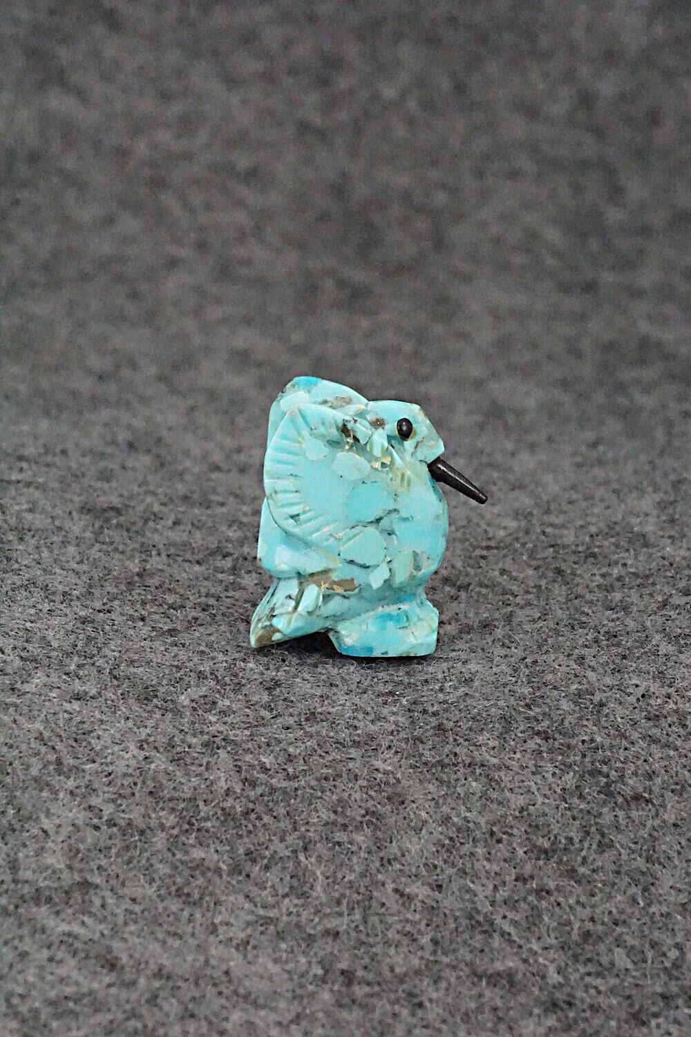 Hummingbird Zuni Fetish Carving - Danette Laate