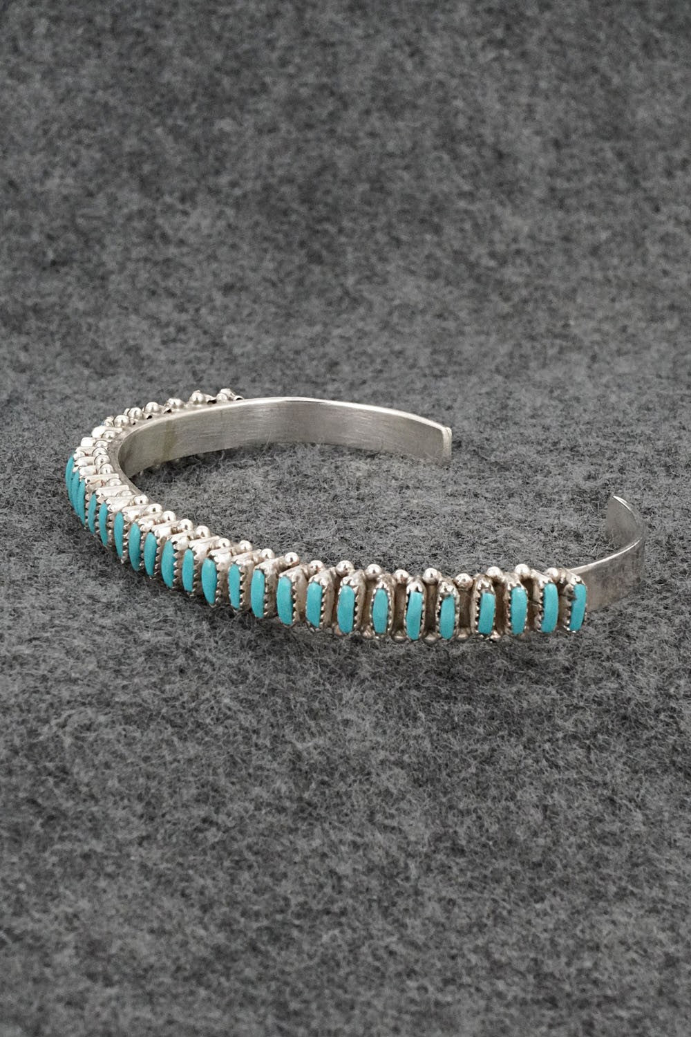 Turquoise & Sterling Silver Bracelet - Aurelia Hughte