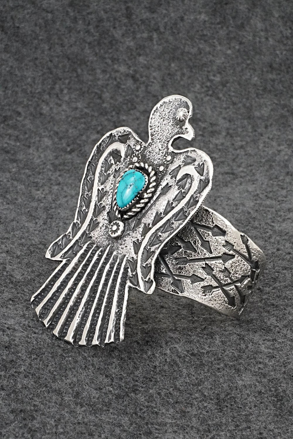 Turquoise & Sterling Silver Bracelet - Delbert Arviso