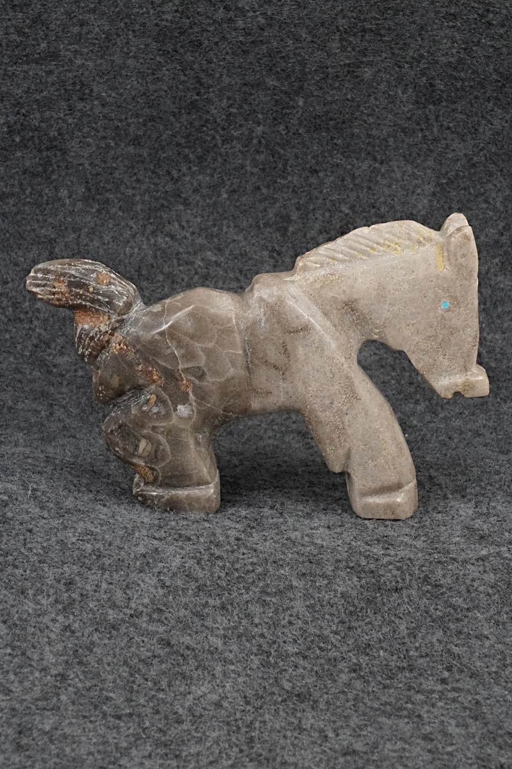 Horse Zuni Fetish Carving - Tony Mackel