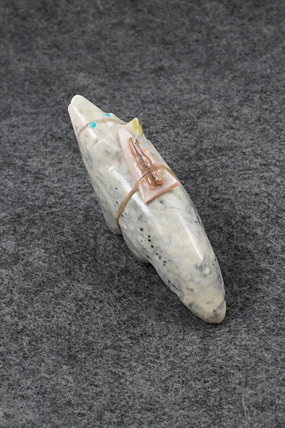 Fox Zuni Fetish Carving - Delvin Leekya