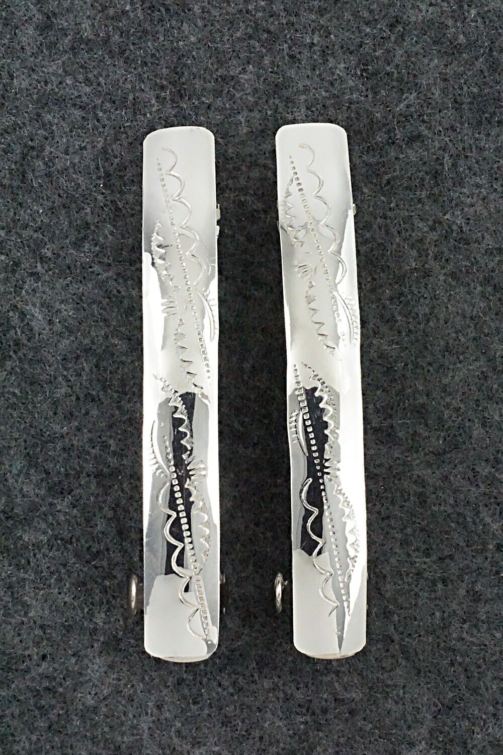 Sterling Silver Hair Barrettes - Randall Dalgai