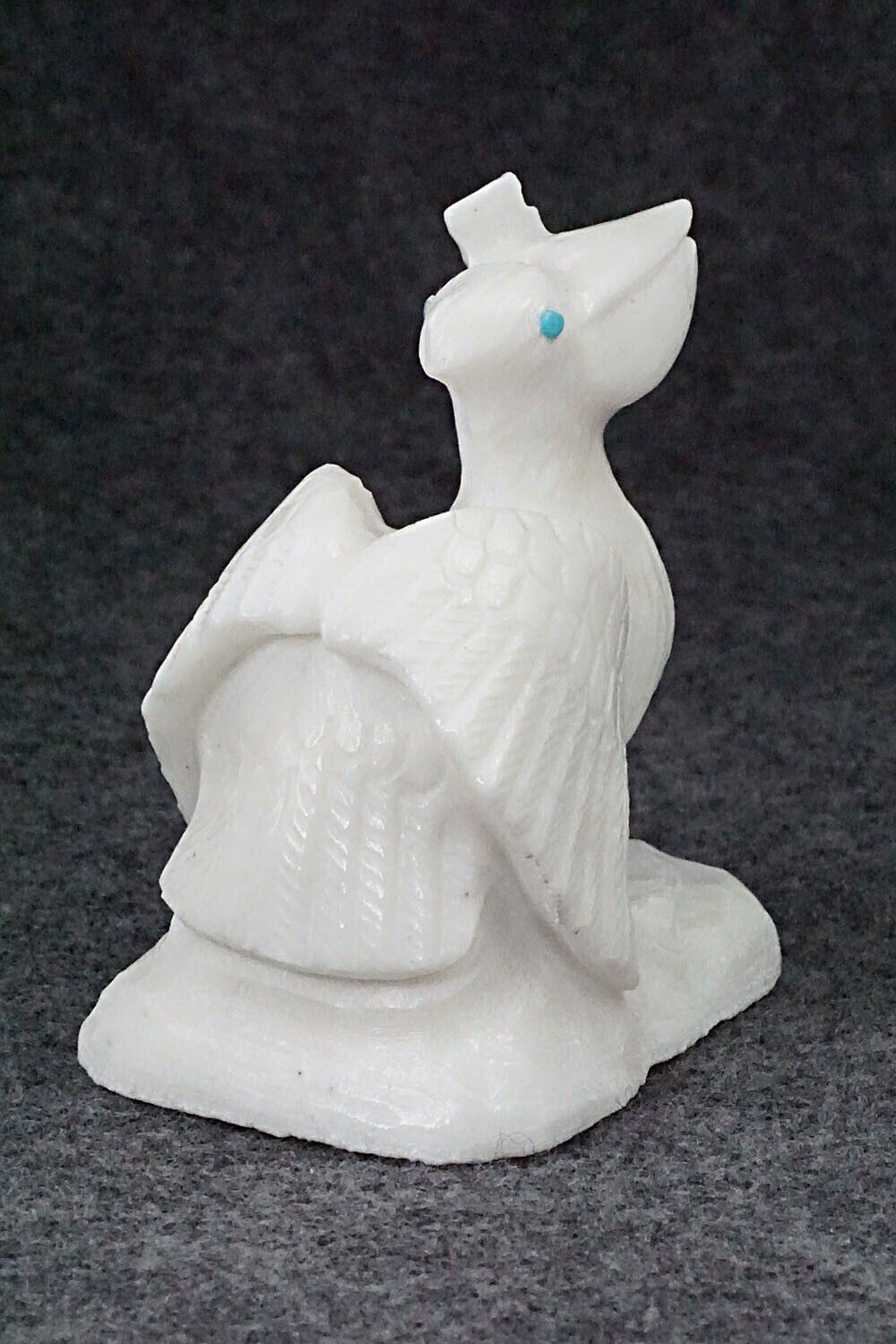Pelican Zuni Fetish Carving - Derrick Kaamasee