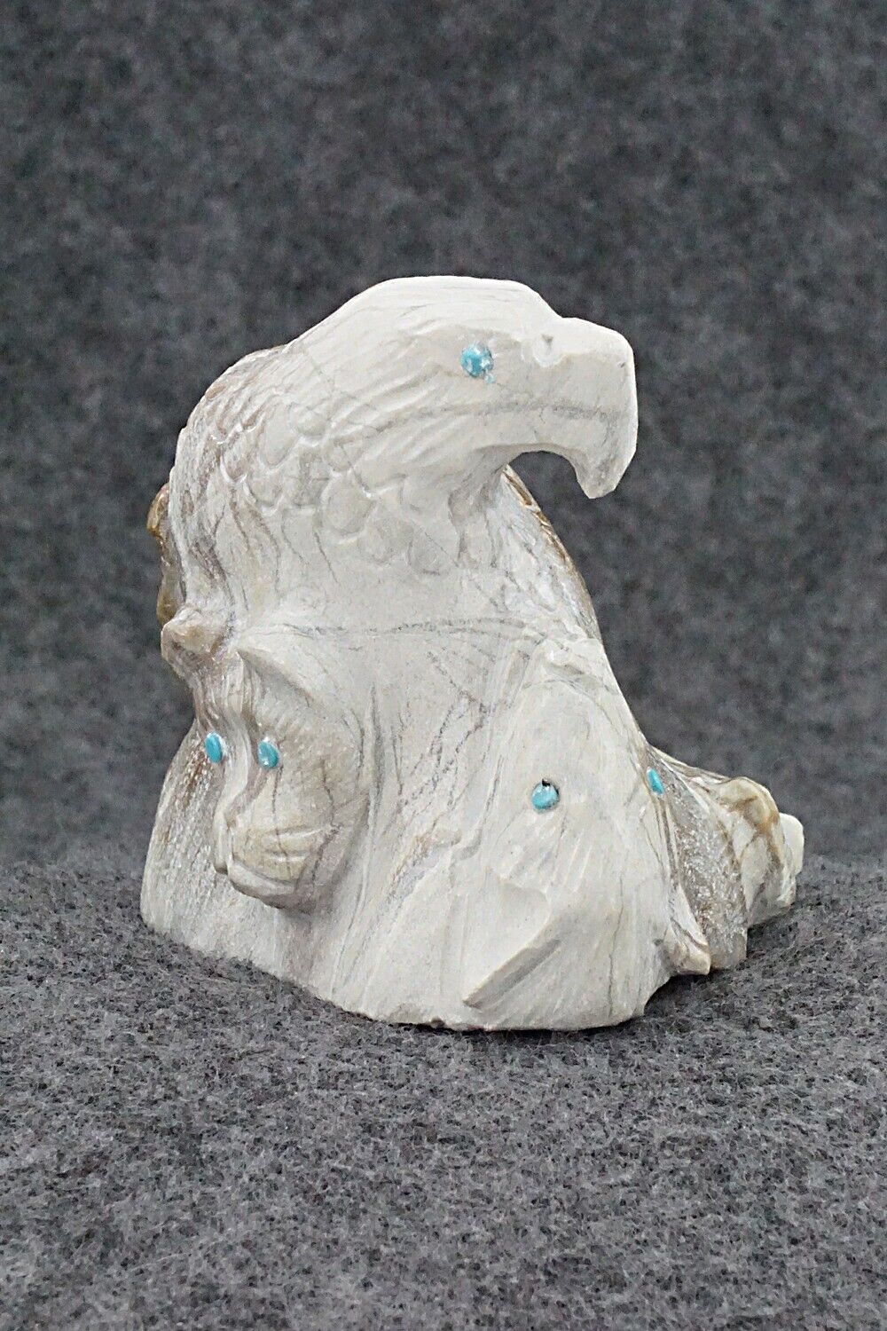 Six Directions Zuni Fetish Carving - Derrick Kaamasee