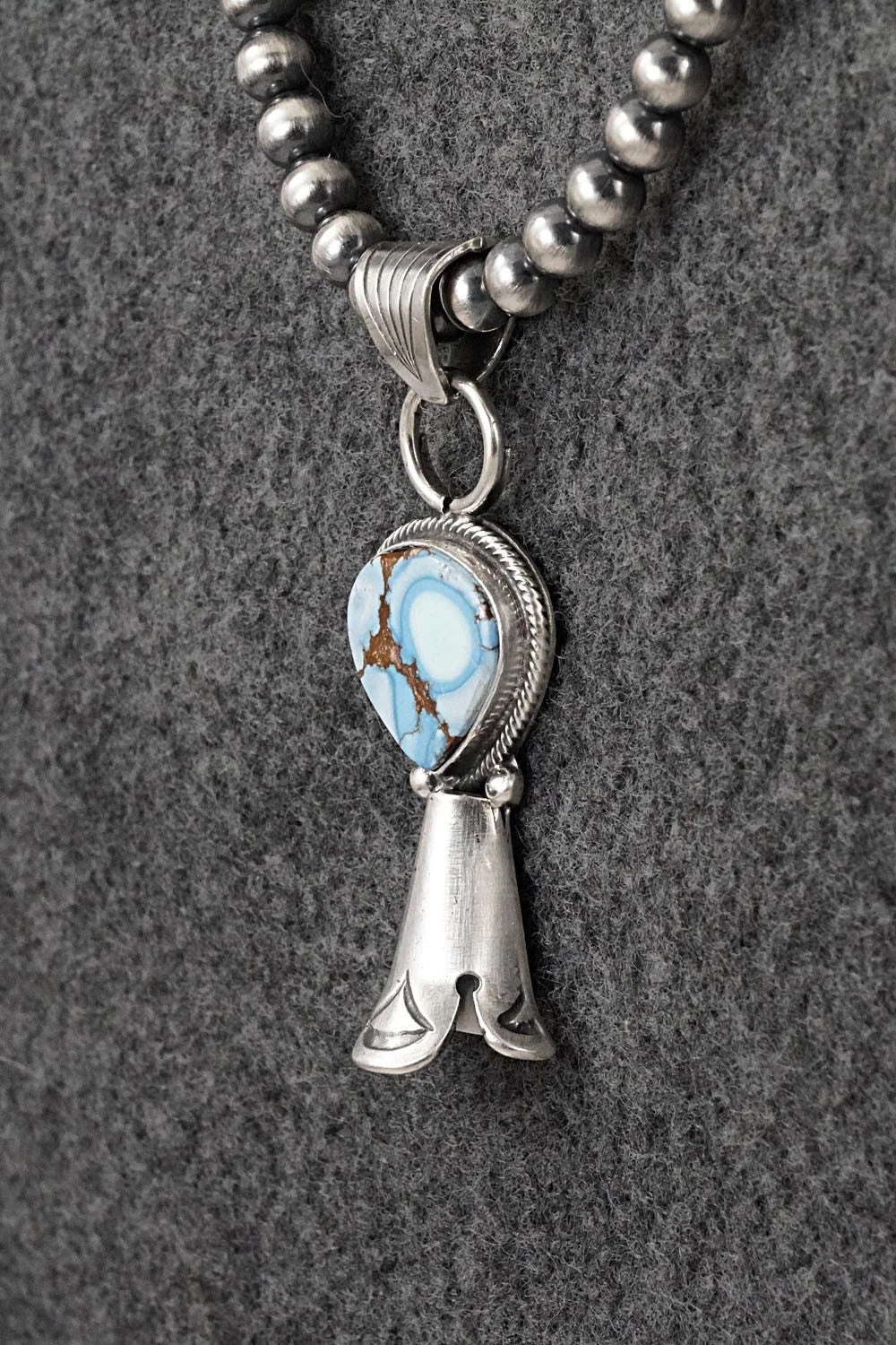 Turquoise & Sterling Silver Necklace - Sharon McCarthy