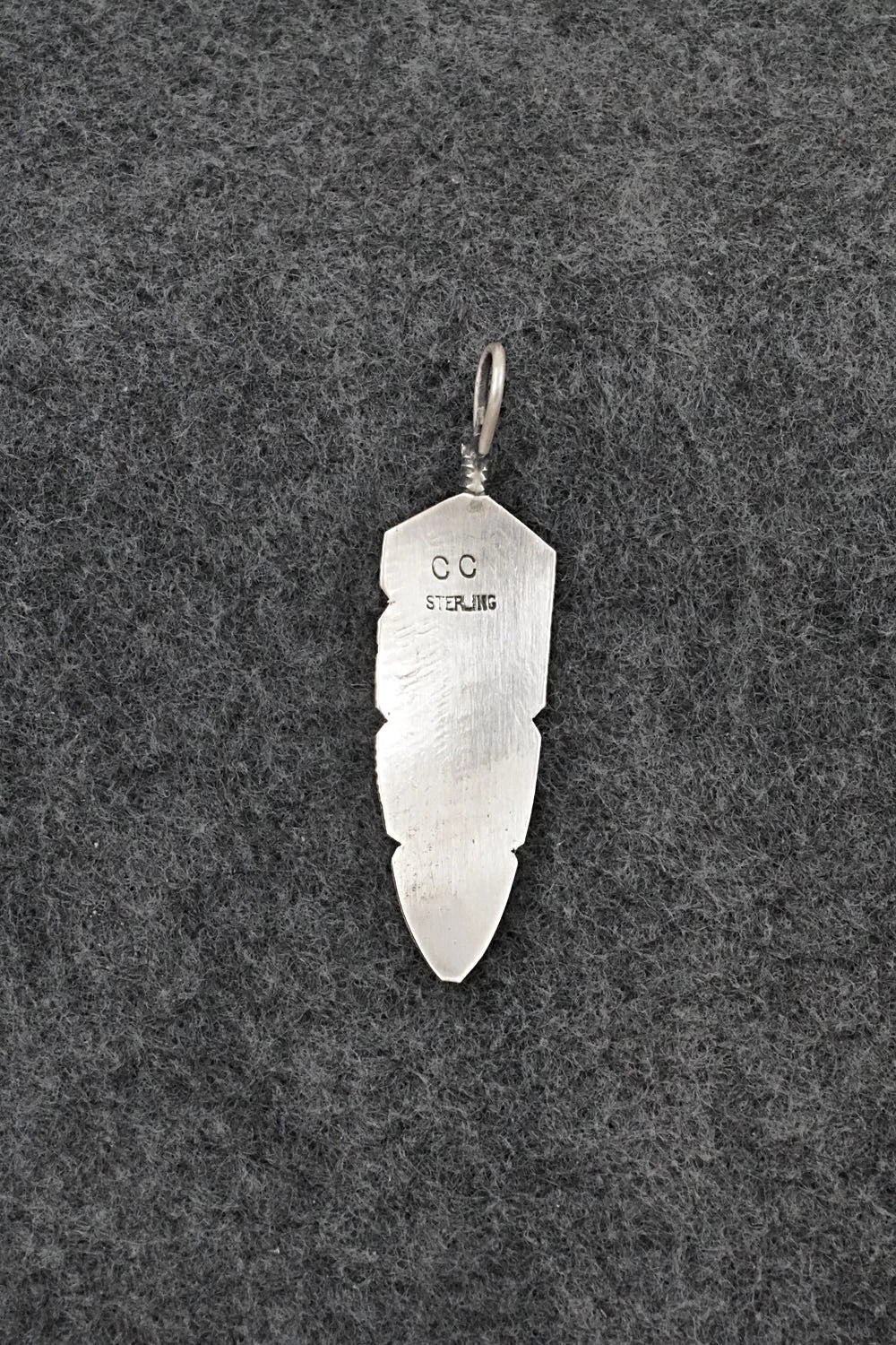 Turquoise & Sterling Silver Pendant - Chris Charley