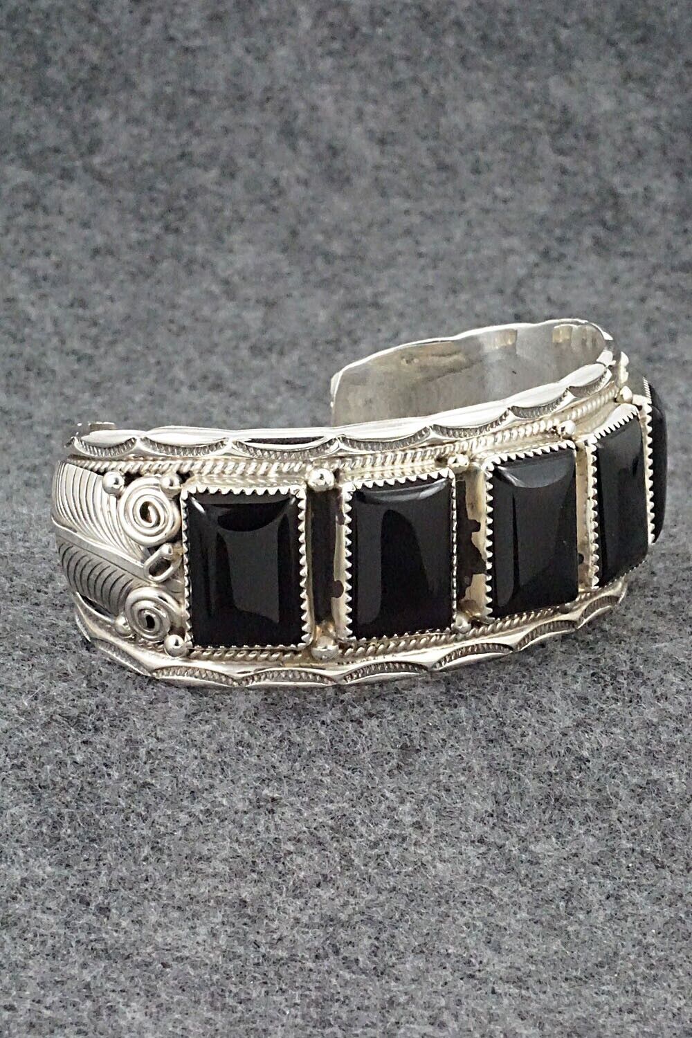 Onyx & Sterling Silver Bracelet - Darrell Morgan