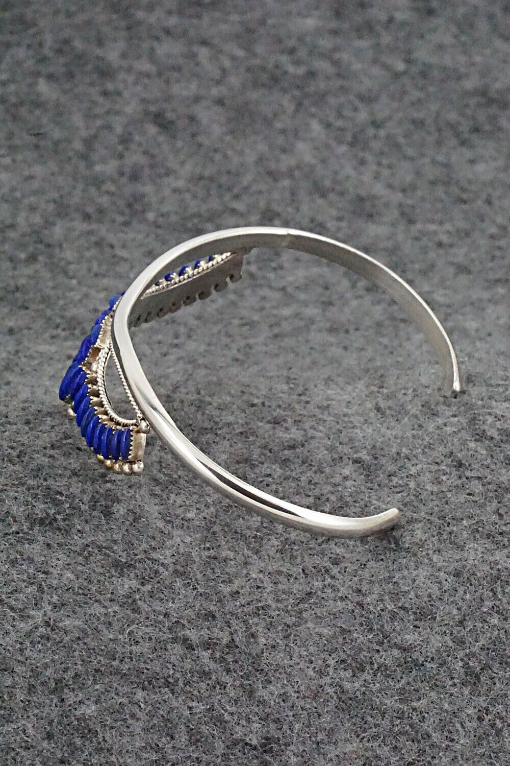 Lapis & Sterling Silver Bracelet - Stewart Nakatewa