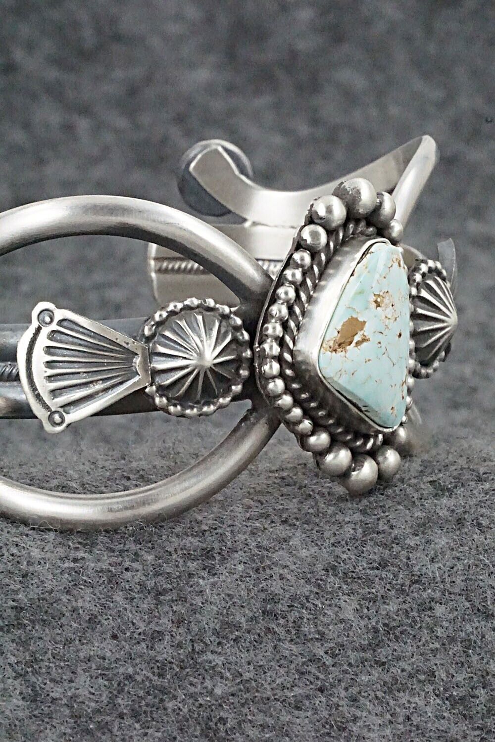 Turquoise & Sterling Silver Bracelet - Michael Calladitto