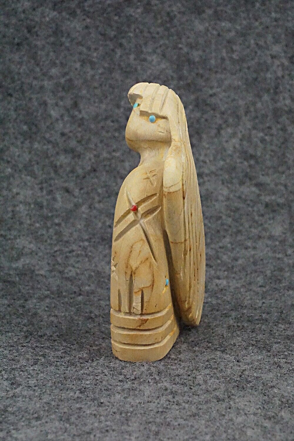 Corn Maiden Zuni Fetish Carving - Douglas Martza