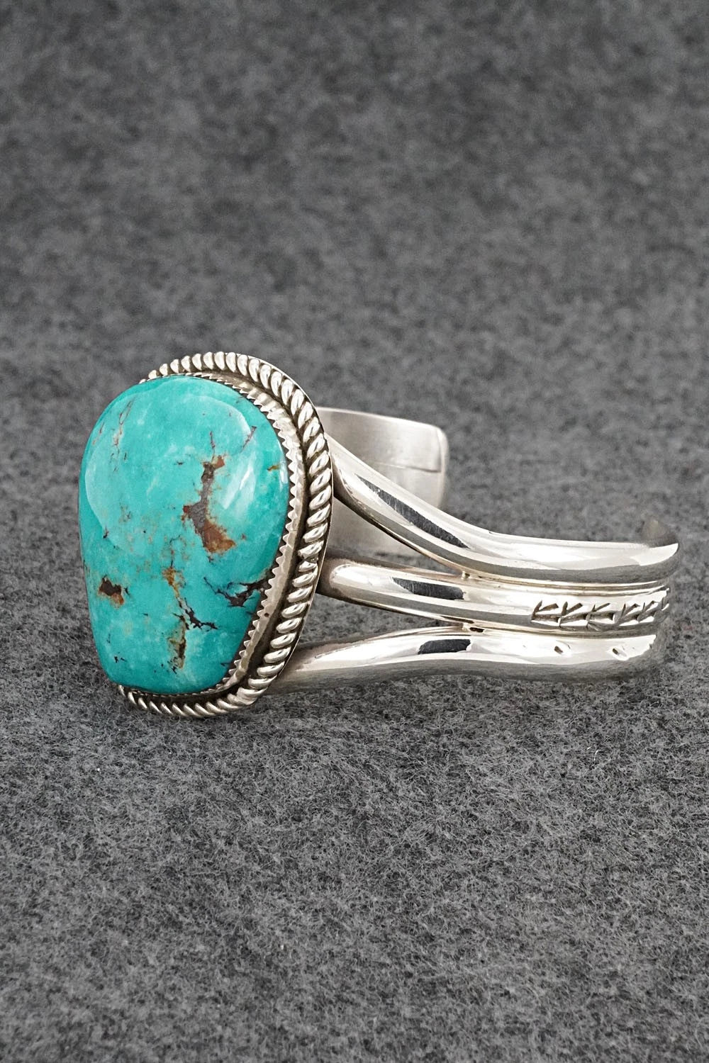 Turquoise & Sterling Silver Bracelet - Ray Nez