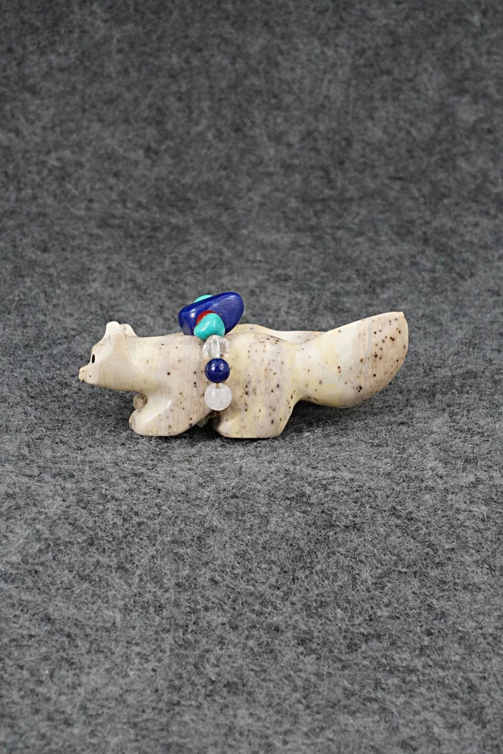 Wolf Zuni Fetish Carving - Cheryl Beyuka