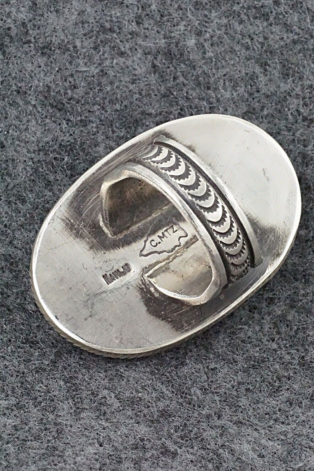 Turquoise & Sterling Silver Ring - Calvin Martinez - Size 7