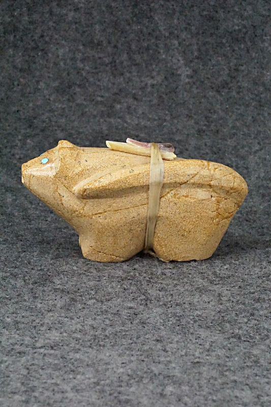 Mountain Lion Zuni Fetish Carving - Delvin Leekya