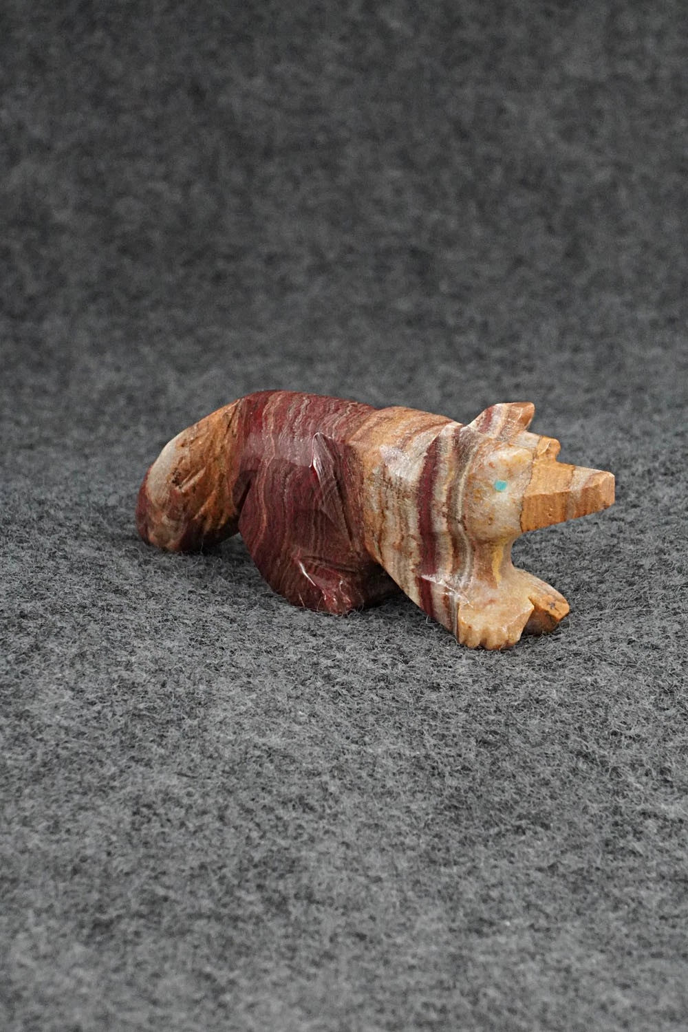 Wolf Zuni Fetish Carving - Tony Mackel