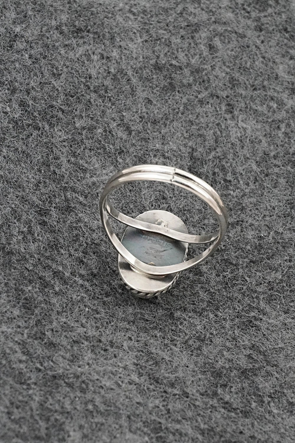 Turquoise & Sterling Silver Ring - Rosemary Saunders - Size 7