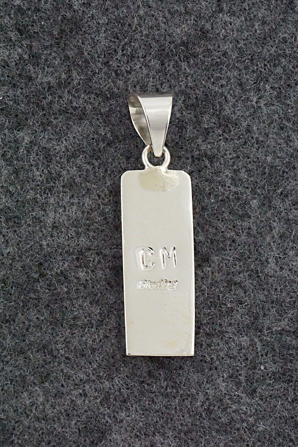 Multi-Stone & Sterling Silver Pendant - Curtis Manygoats