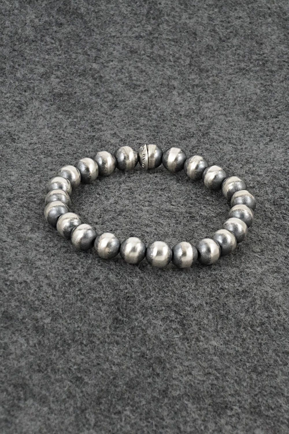 Sterling Silver Navajo Pearl Bracelet - Bryannen Halwood