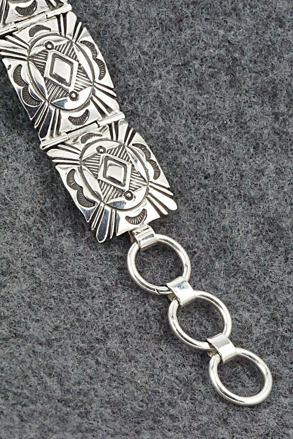 Sterling Silver Link Bracelet - Elgin Tom