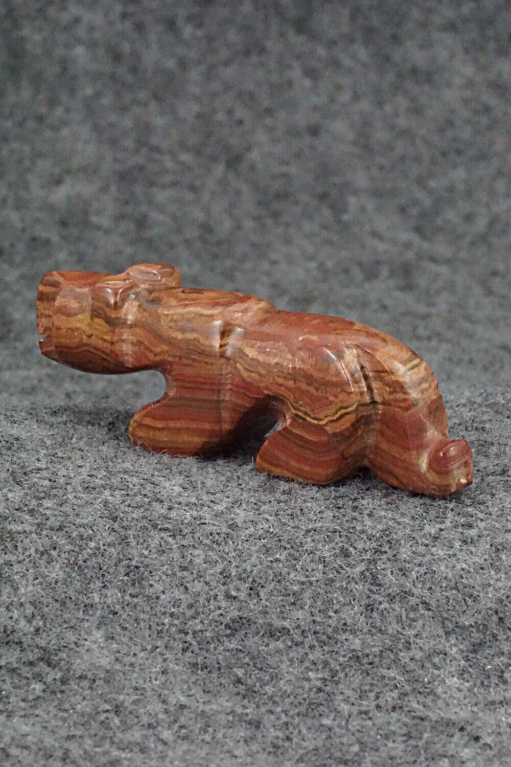 Mountain Lion Zuni Fetish Carving - Reynold Lunasee