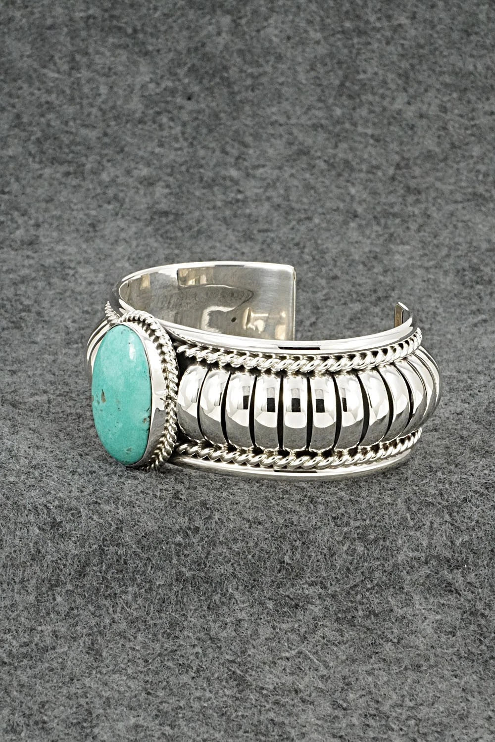 Turquoise & Sterling Silver Bracelet - Thomas Charley