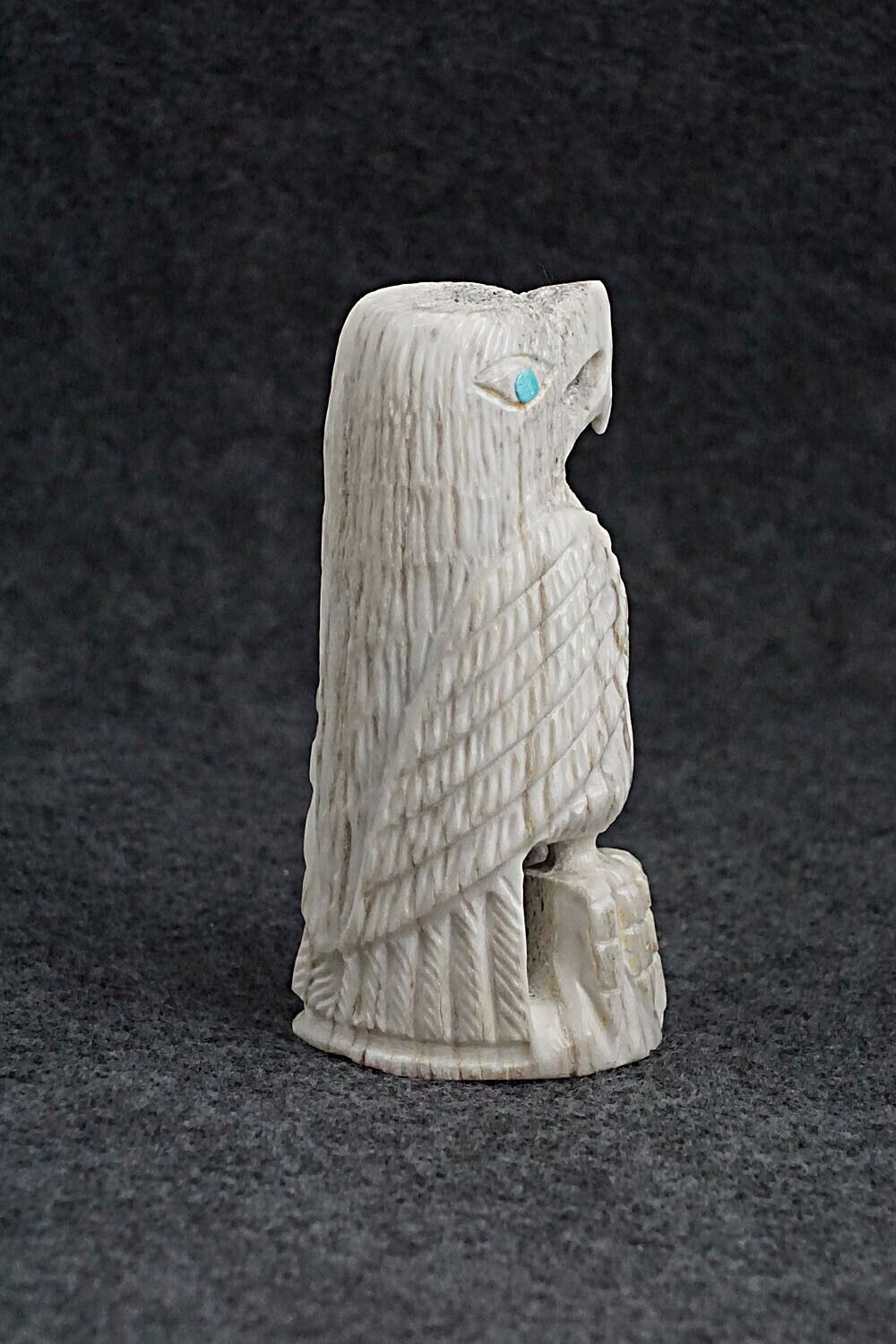 Eagle Zuni Fetish Carving - Garrick Weeka