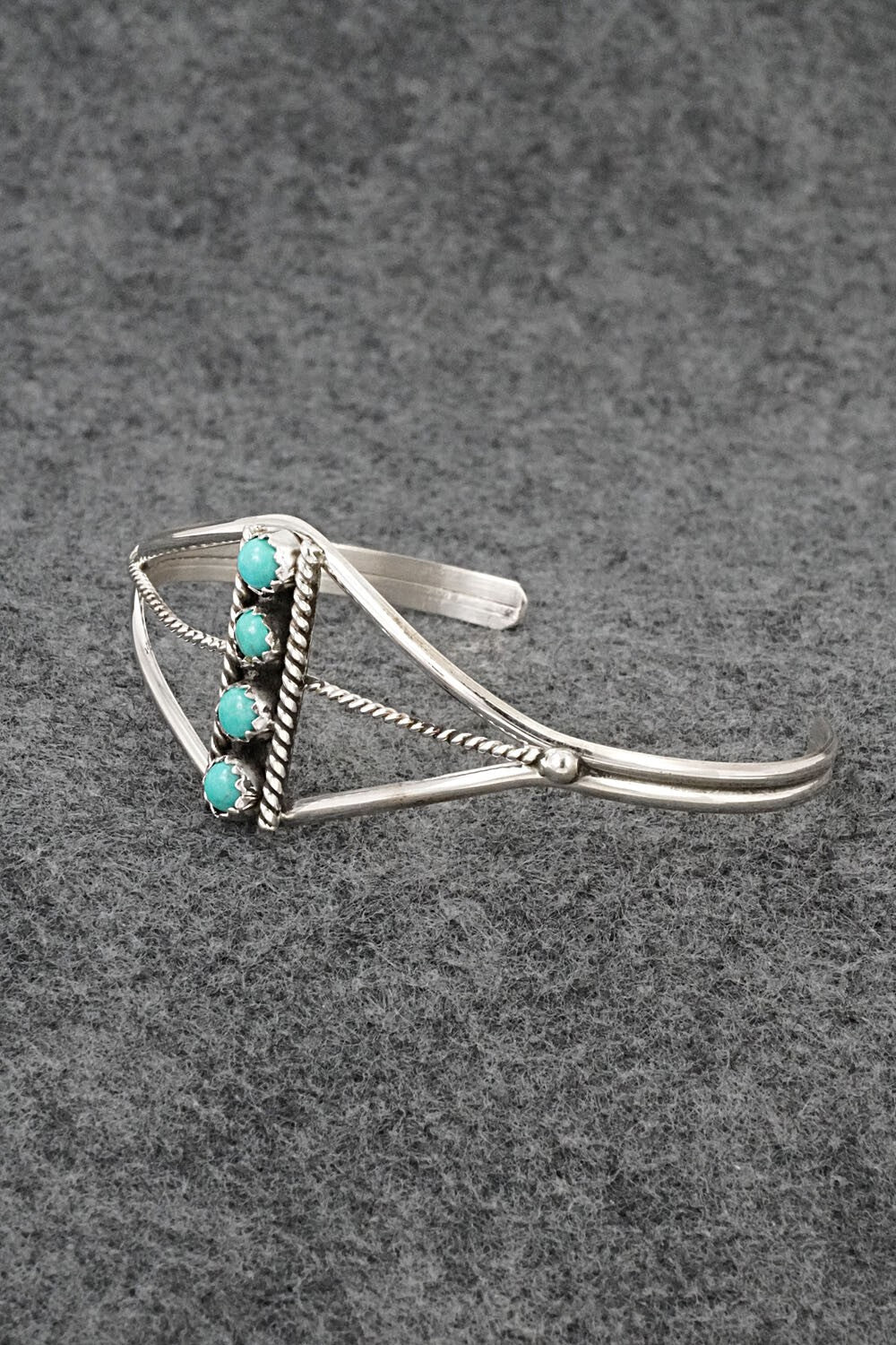 Turquoise & Sterling Silver Bracelet - Janice Spencer