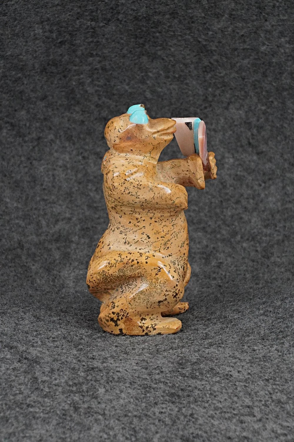 Frog Zuni Fetish Carving - Freddie Leekya