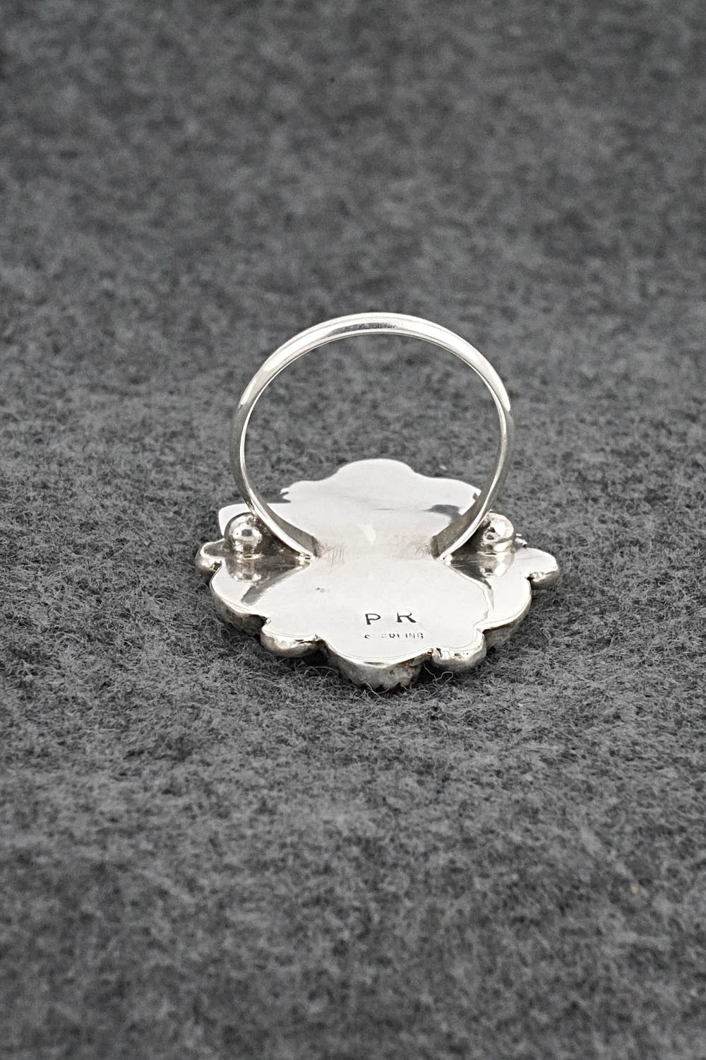 Multi-Stone & Sterling Silver Ring - Priscilla Reeder - Size 8