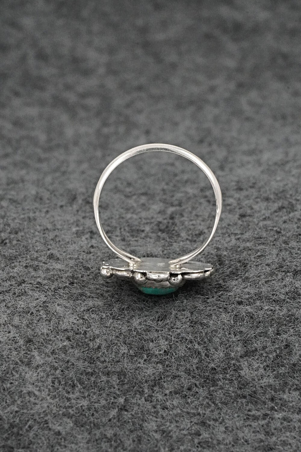 Turquoise & Sterling Silver Ring - Frieda Martinez - Size 7