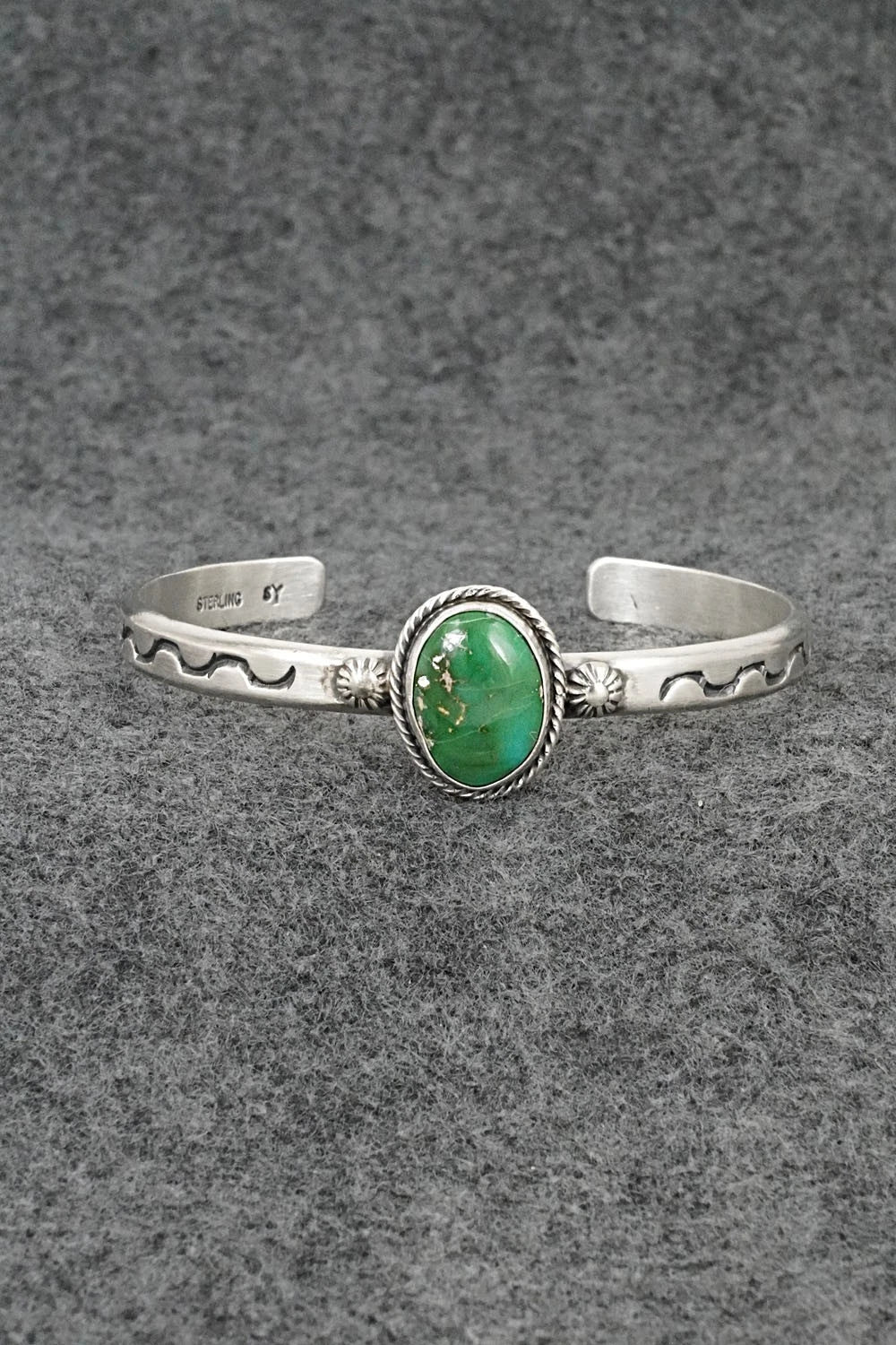 Turquoise & Sterling Silver Bracelet - Samuel Yellowhair